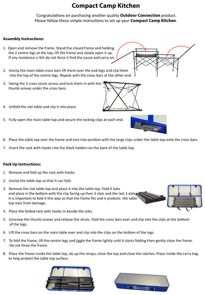 Outdoor Connection Compact Camp Kitchen